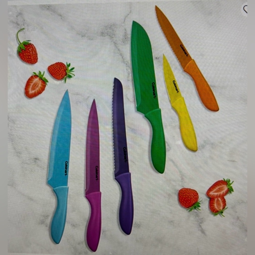 Cuisinart Advantage 12 Piece Tropical Knife Set Knife New in Box - Picture 2 of 3